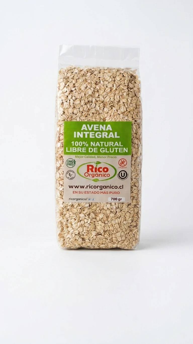 Avena Integral Libre de Gluten RicOrganico 700 g